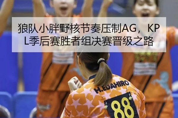 狼队小胖野核节奏压制AG，KPL季后赛胜者组决赛晋级之路